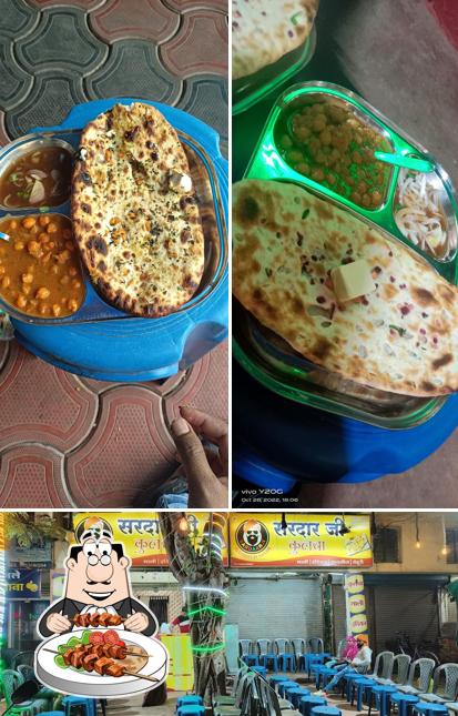 This is the picture depicting food and exterior at Sardarji Kulcha