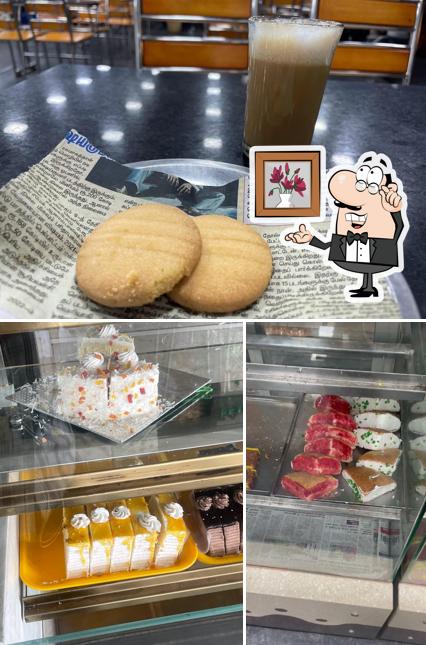 The interior of sri divya bakes '