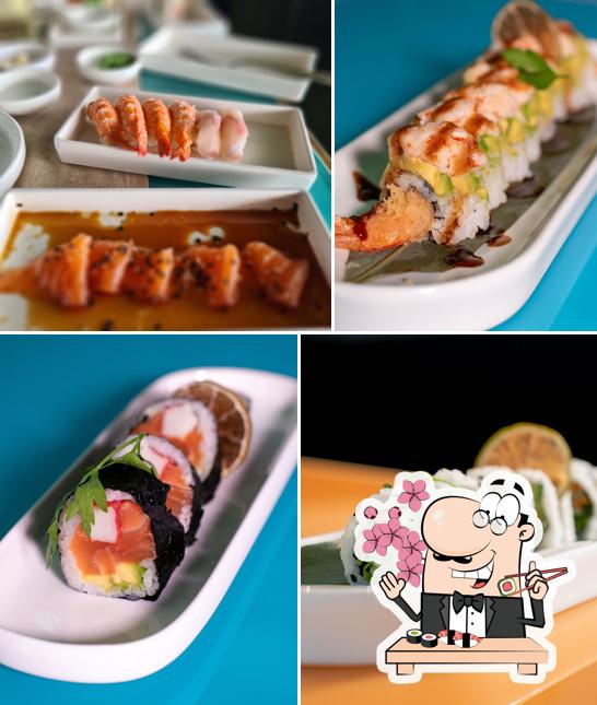 Prenditi le diverse opzioni di sushi