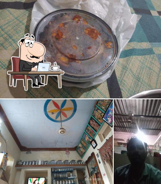 The interior of Bombay fast food