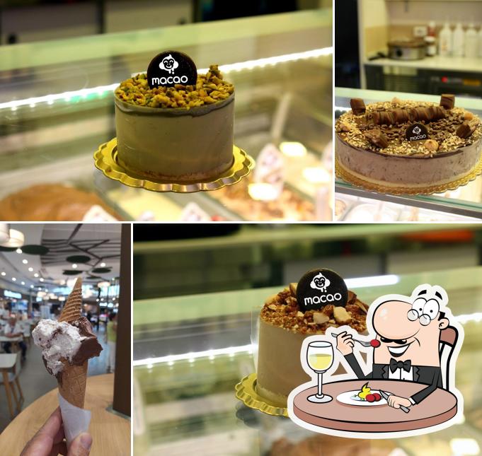 Mousse al cioccolato al Macao Gelateria