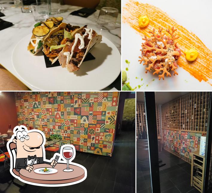 Questa è la immagine che presenta la cibo e interni di Quindi? Food and Drink
