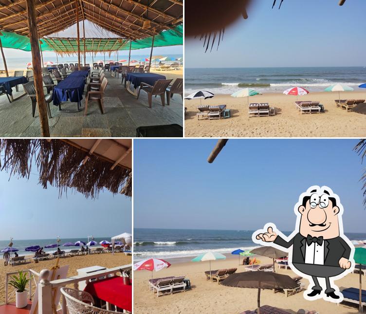 The interior of Bulldog Beach Shack