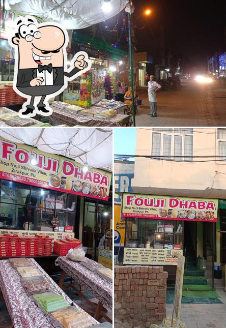 Check out how Fouji Dhaba looks outside