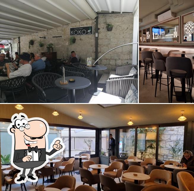 Gli interni di Caffe Bar Koko