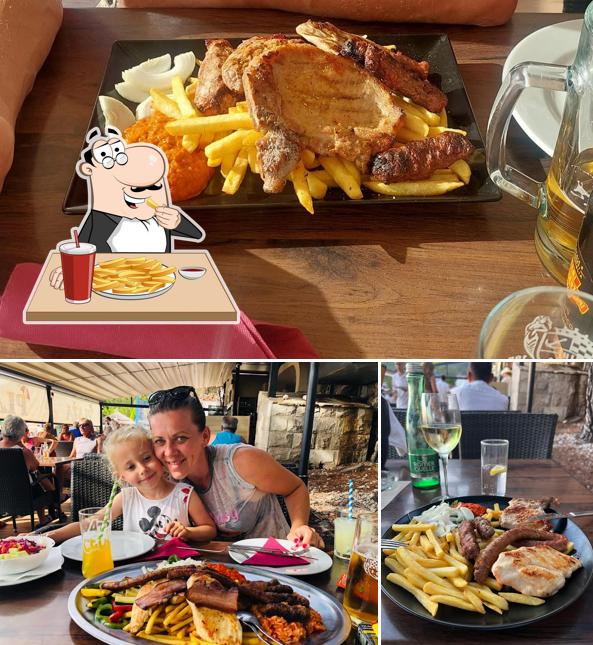Patatine fritte al Restoran Plaža