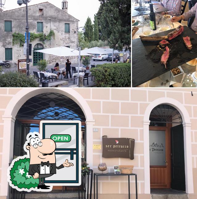 Goditi la vista dagli esterni di Ser Petracco Enoristorante