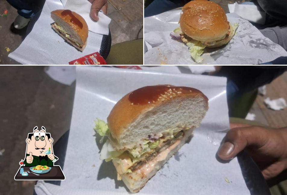 Food at Mpro Burger's