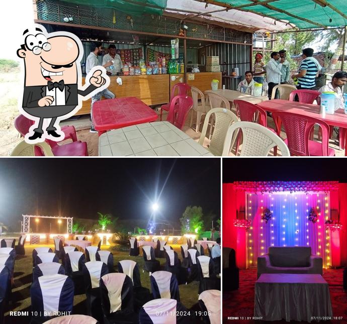 The interior of Hotel 55 Swad Bhandara