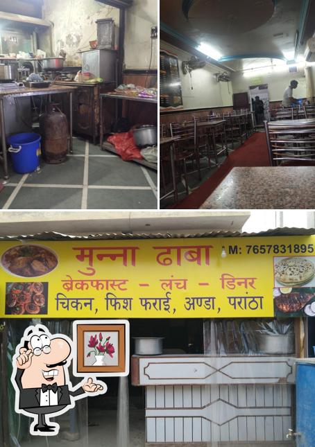 The interior of Munna Dhaba