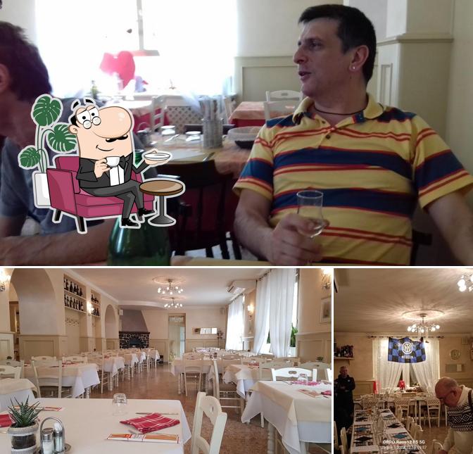 Gli interni di Trattoria del Maglio