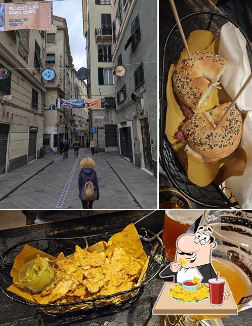 Nachos al Scurreria Beer & Bagel