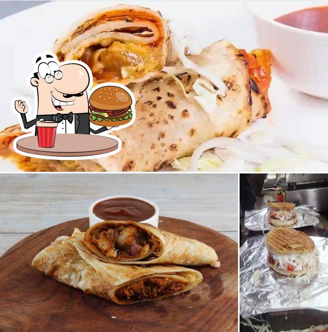 Get a burger at Bhole's Rock and Rolls SK open mall College Road Nashik
