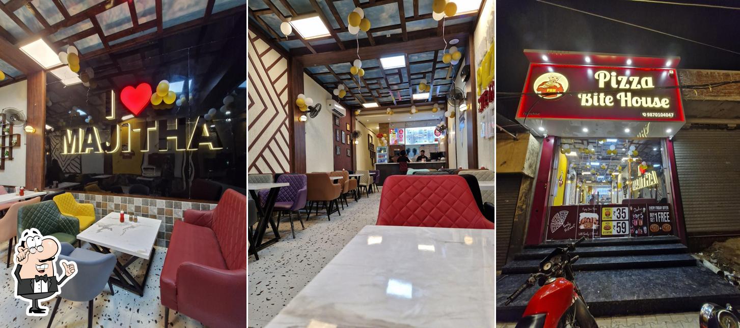 The interior of Pizza Bite House