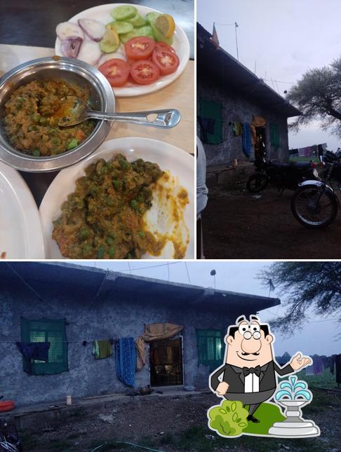 Among different things one can find exterior and food at Namste ji restaurent
