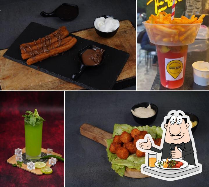Food at Smoky Docky Magarpatta