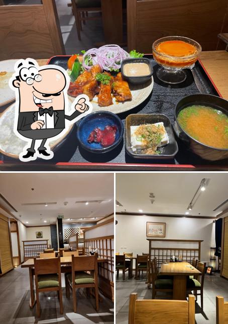 Take a seat at one of the tables at Premium Ichizen