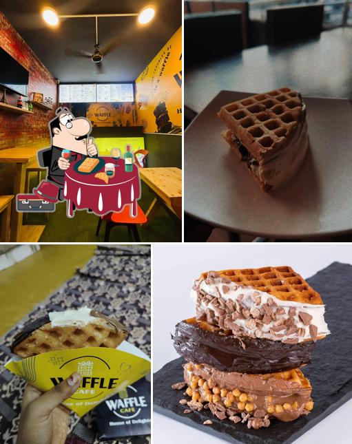 Waffles at Waffle Cafe