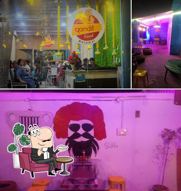 The interior of pandit cafe & restaurant
