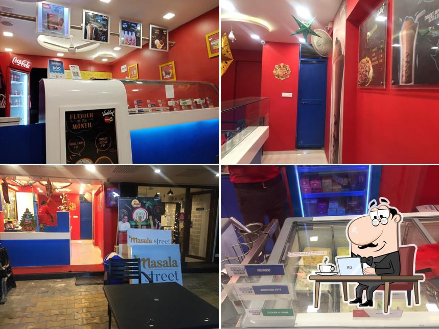 The interior of Vadilal Hangout