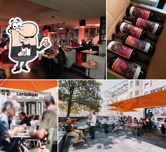 Dai un'occhiata agli interni di Bar-restaurant la réplique