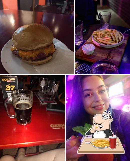 Batata frita em Golden Beer Tap House