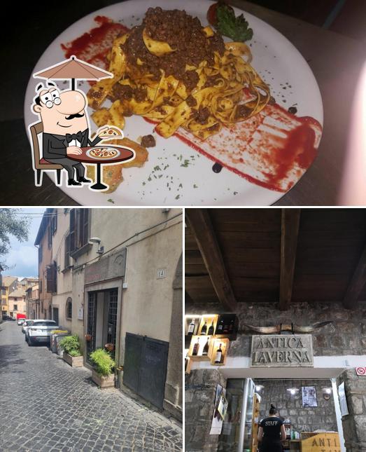 La immagine di esterno e cibo da Antica Taverna