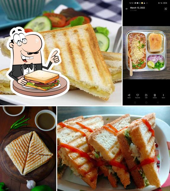 Grilled cheese sandwich at Cafe SNAX & MORE