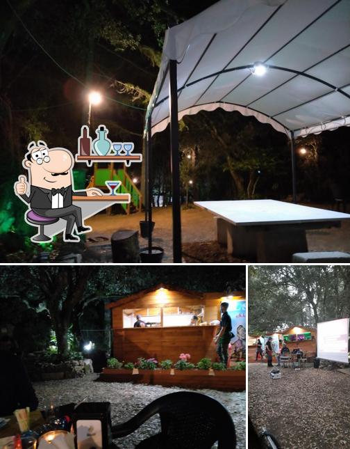 La interni e esterno del ristorante