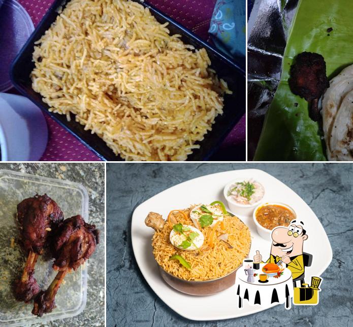Food at Aambur biriyani and fastfood