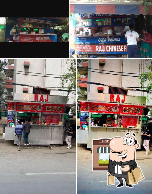 The exterior of Raj chinese food