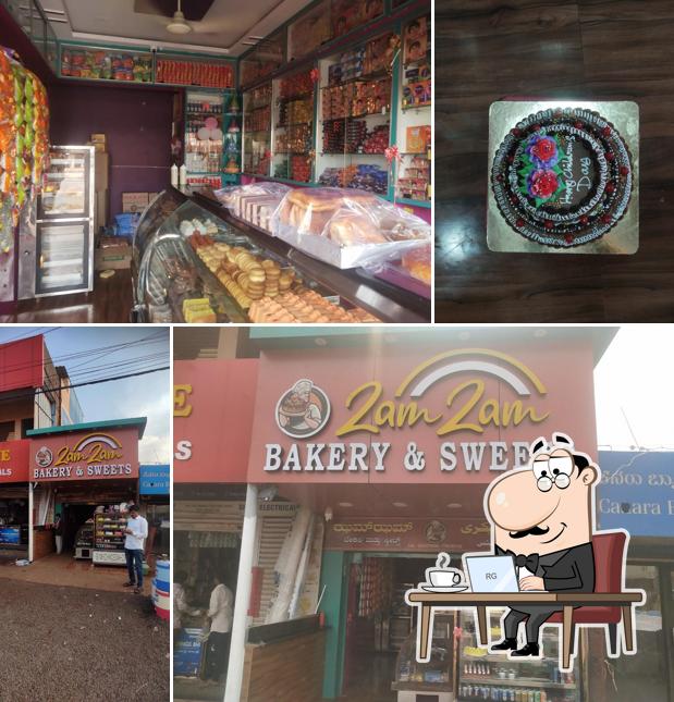 The interior of Zam Zam Bakery