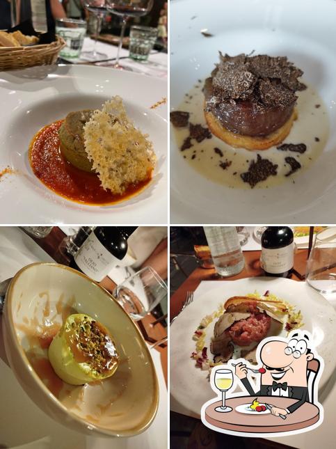 Platti al L'Antica Osteria di Montone