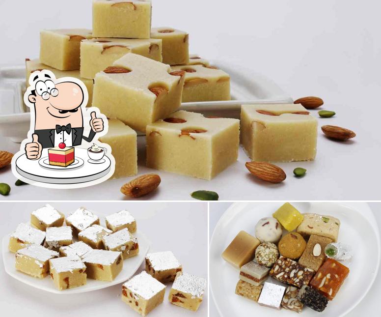 Almond House offers a number of desserts