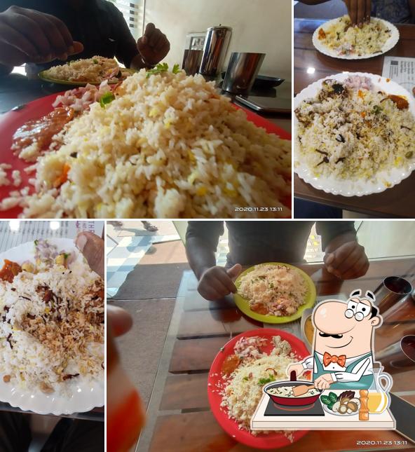 Fried rice at Mythri Biryani Hut