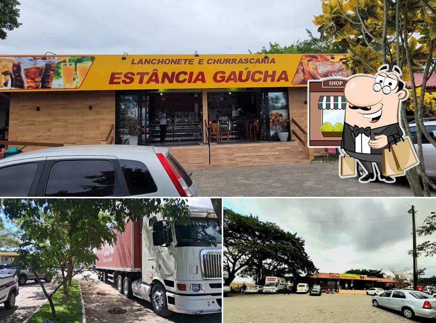 Você pode espairecer no exterior Churrascaria Estância Gaúcha