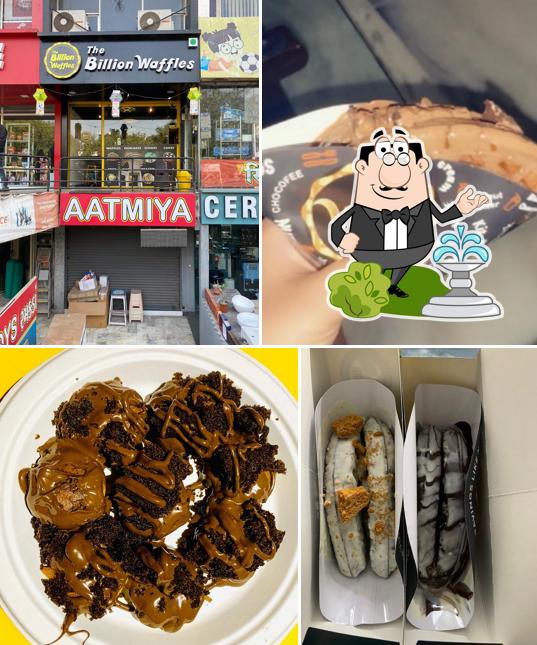 The exterior of The Billion Waffles