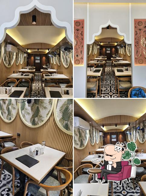 The interior of Govindam Restaurant