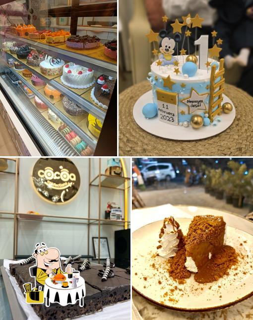 Chocolate mousse at COCOA DESSERT CAFE