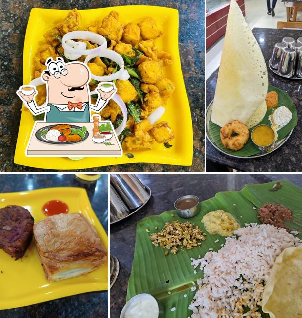 Fried calamari at Om Saravana Bhavan Pure Veg Restaurant