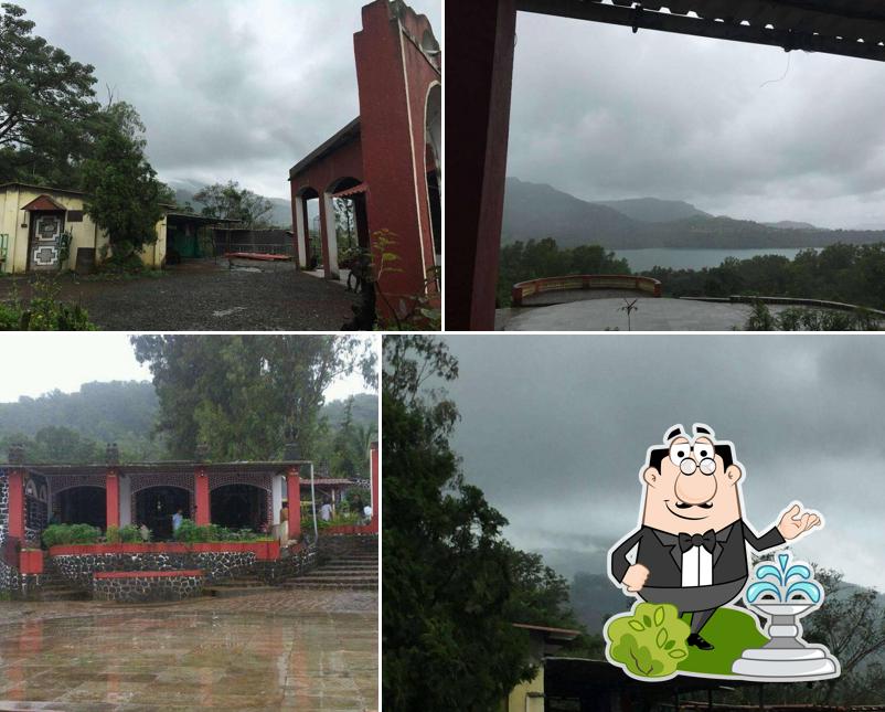 Enjoy the view at the outside area of Paradise Cafe