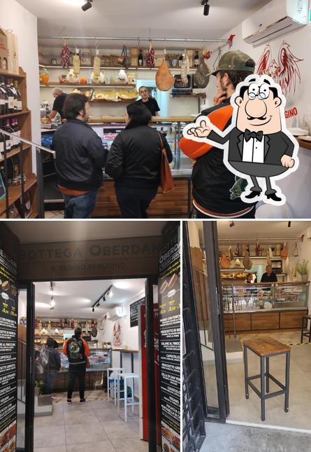 La interni e cibo del ristorante