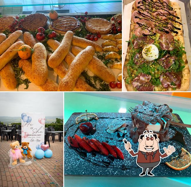 Platti al Terrazza Farnese Belvedere di Orvieto