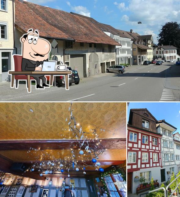Siediti a un tavolo di Trinkstube zum Hartz