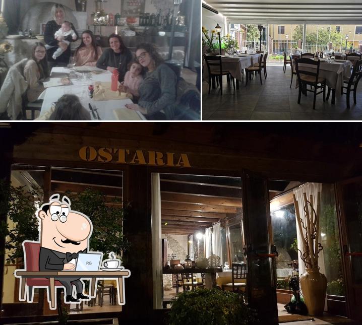Gli interni di Ristorante Ostaria Del Villaggio
