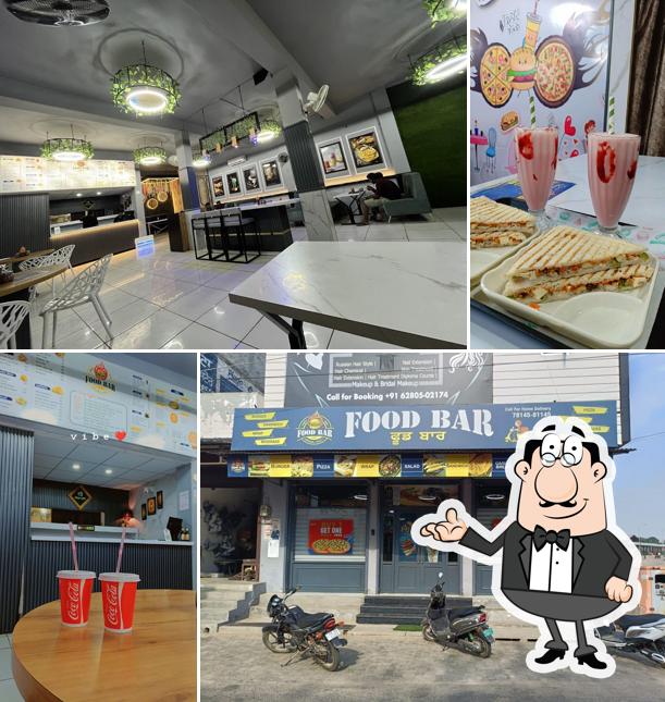 Food Bar - Fast food Shop Burger Sandwich Pasta Pizza Spring Role Mocktail Shake Coffee Garlic Bread