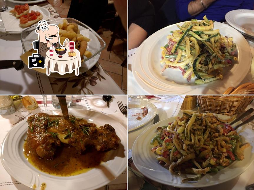 Cibo al Trattoria Mulino Bruciato