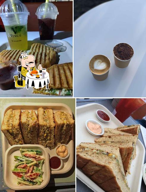 Food at Vince cafe