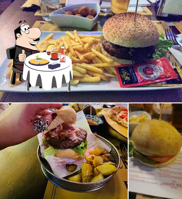 Concediti un bell'hamburger a Sherlock Holmes Pub