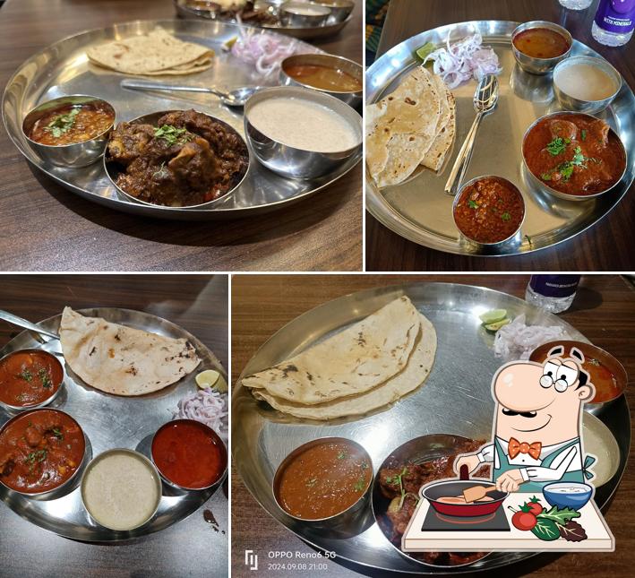 Chicken curry at USHA Dining - Best Kolhapuri Mutton Thali Restaurant in Kolhapur
